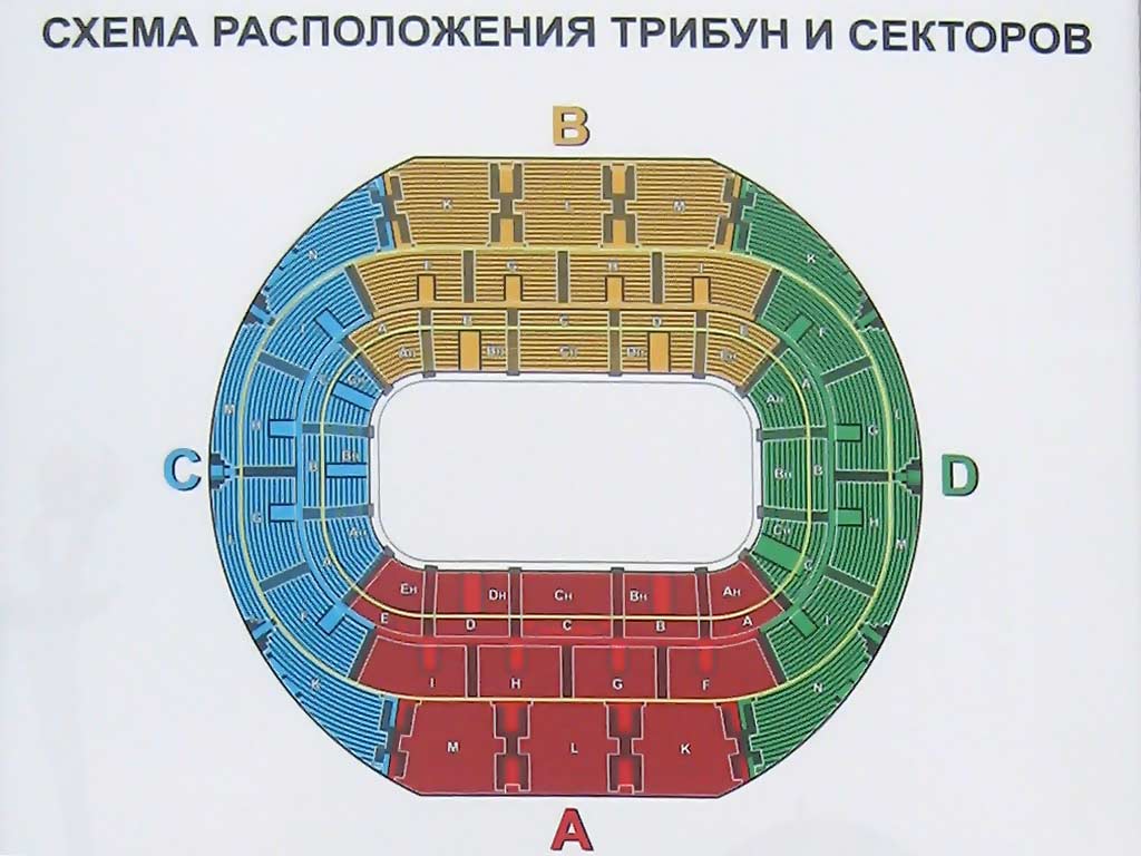 Минск Арена Расположение Трибун